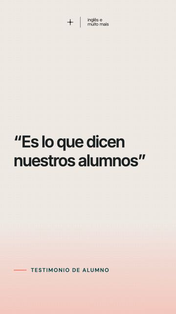 Es lo que dicen nuestros alumnos